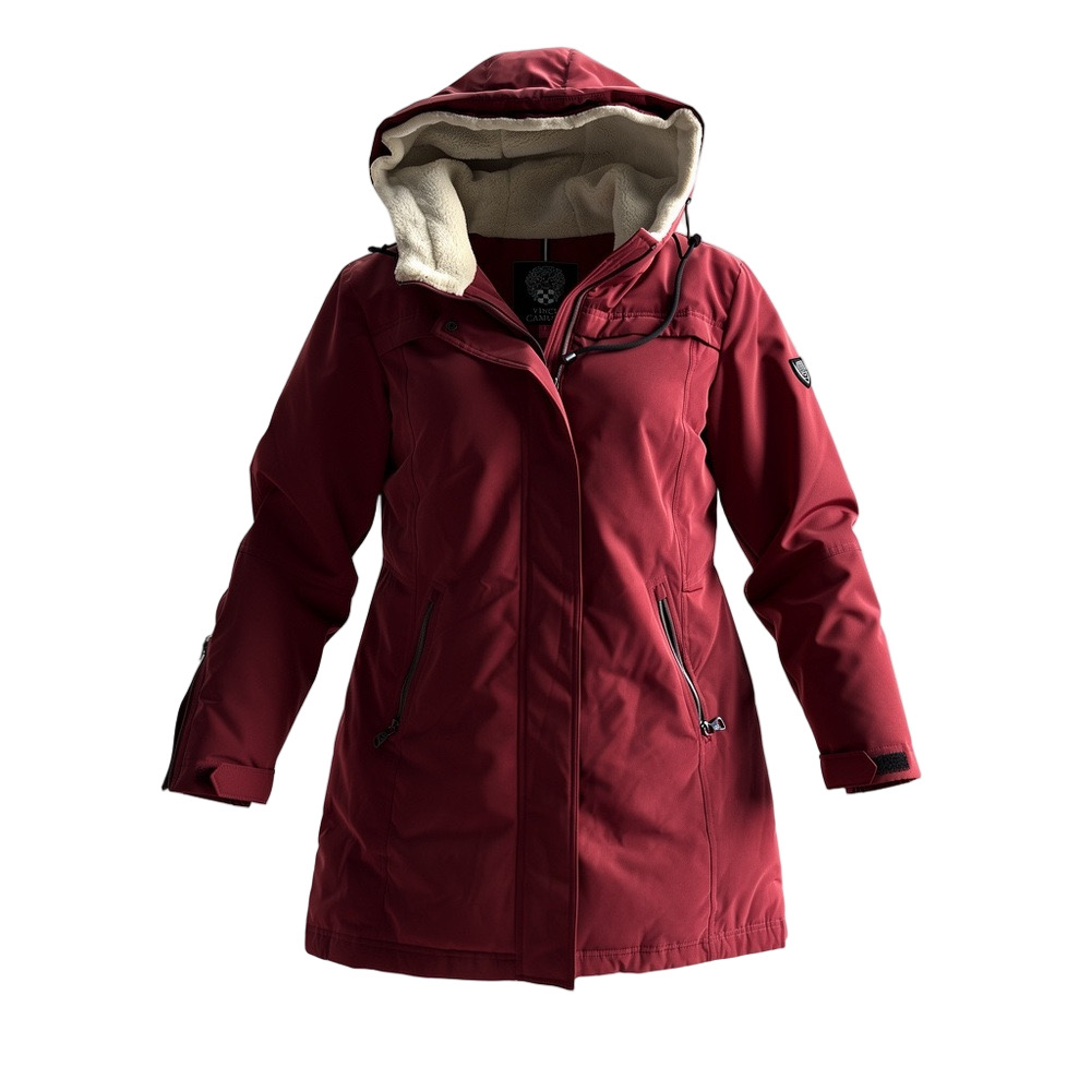 Vince Camuto Woman’s Small Super Warm Parker Wine w/ zippers
